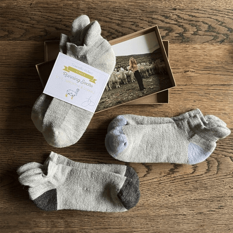 Alpaca 'Running Socks' by Samantha Holmes Alpaca - Curated Living