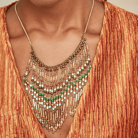Amber 'Jika' Necklace by NKN Nekane - Curated Living