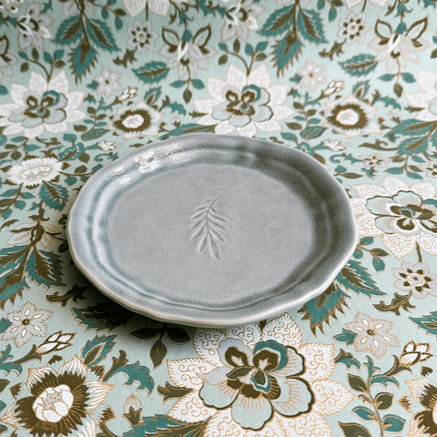 Arabesque 'Amuse Bouches' Plate crackle glazed in 'Antique' by Sthal of Sweden - Curated Living