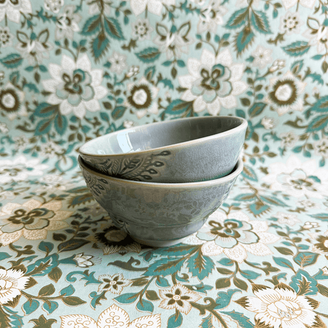 Arabesque 'Cup without Handle' crackle glazed in 'Antique' by Sthal of Sweden - Curated Living