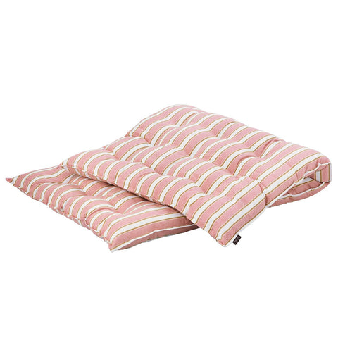 Bench Mattress 'Palermo Rose' in Yarn-dyed cotton by Bungalow of Denmark - Curated Living