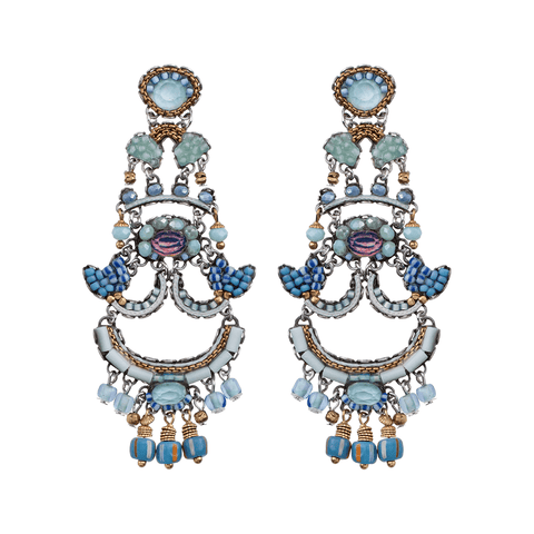 'Blue Bird Set - Robin Earrings' by Ayala Bar - Curated Living