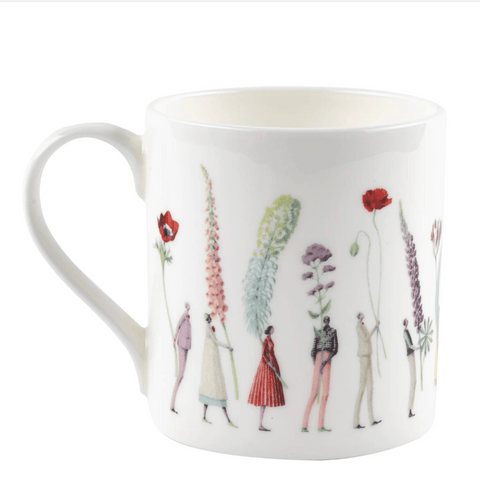 Bone China 'Chelsea Parade' Mug by Laura Stoddart - Curated Living