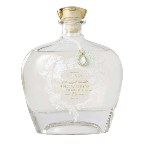 Bubbling Bath 'Snowdrop - Winterberry and Cashmere' No 32 by LOLLIA - Curated Living