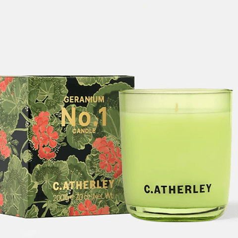 Candle 'Collection Geranium No 1' by C.Atherley - Curated Living
