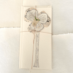 Collage Flower Greetings Card by Jessie Chorley - Curated Living