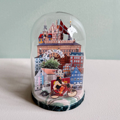 Copenhagen The Map by Charlotte Bourrus. XSmall. - Curated Living