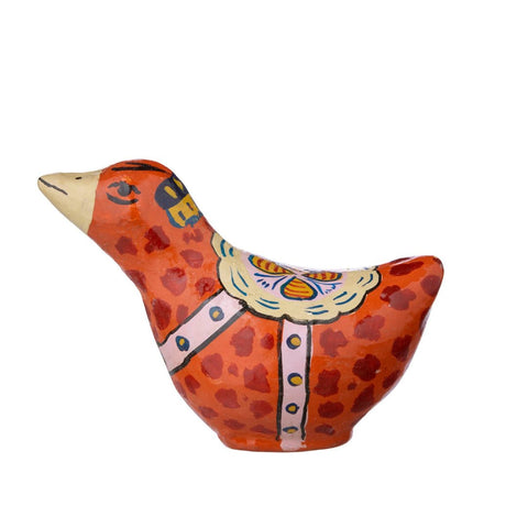 Decoration 'Mythical Goose Red 5.5cm' by Bungalow of Denmark - Curated Living
