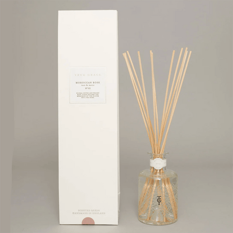 Diffuser 'Moroccan Rose No 2' in White Box by True Grace - Curated Living
