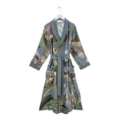Dressing 'Orchid Grey' Gown by One Hundred Stars - Curated Living