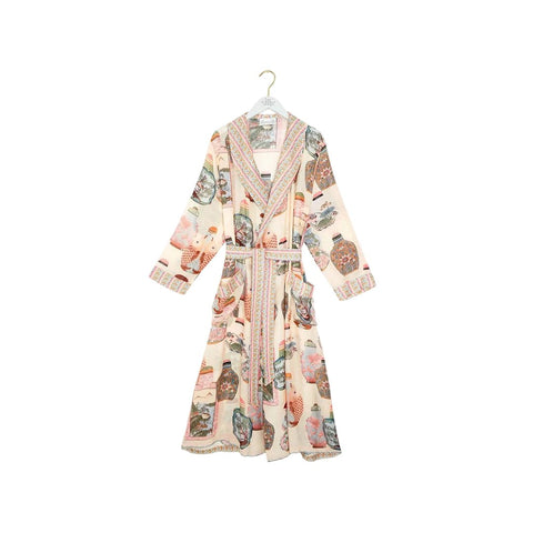Dressing 'Perfume Bottles Blush' Gown by One Hundred Stars - Curated Living