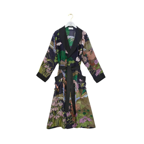 Dressing 'Phoenix Black' Gown by One Hundred Stars - Curated Living