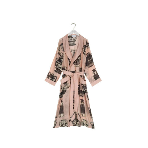 Dressing 'Pots Plaster Pink' Gown by One Hundred Stars - Curated Living