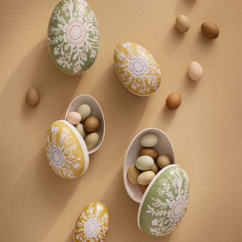 Easter Egg Box ‘Lilia Straw’ Set of Two by Bungalow of Denmark - Curated Living