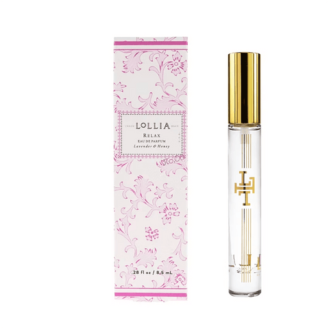Eau de Parfum 'Relax - Lavender and Honey' Travel Size - No 8 by LOLLIA - Curated Living