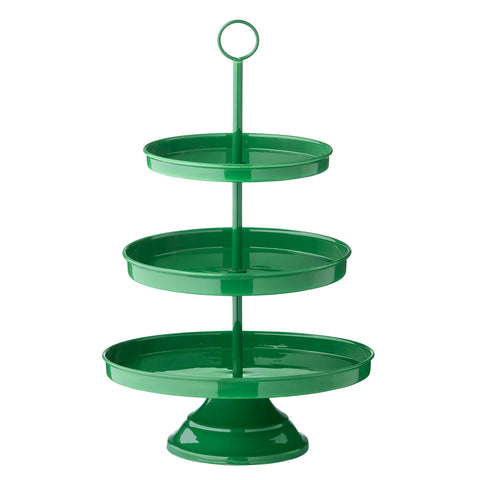 Etagere 'Alora Parrot' Three Tier Cake Stand by Bungalow of Denmark - Curated Living