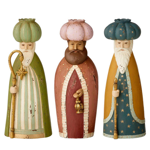Figurines 'Wise Kings Ivy' Set of Three by Bungalow of Denmark - Curated Living