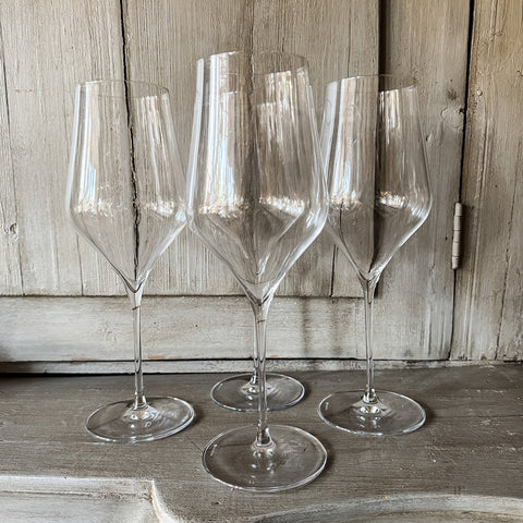 Finesse 'Clear' Glass 'Red Wine Glasses' set of four by SP Collection of Belgium - Curated Living