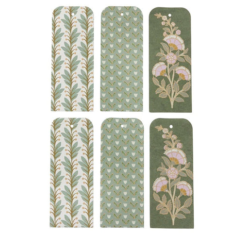 Gift Tags 'Calla Fern' Set of Six by Bungalow of Denmark - Curated Living