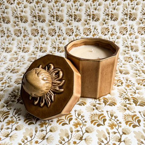 Glanta Scented Candle 'Hazelnut - Lavender & Camomile' in Hazel by Sthal of Sweden - Curated Living