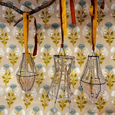 'Glass Bead' Hanging Decoration by Merci Louis of France - Curated Living