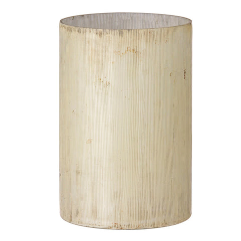 Glass Cylinder 'Iris Silver' 19cm Vase by Bungalow of Denmark - Curated Living
