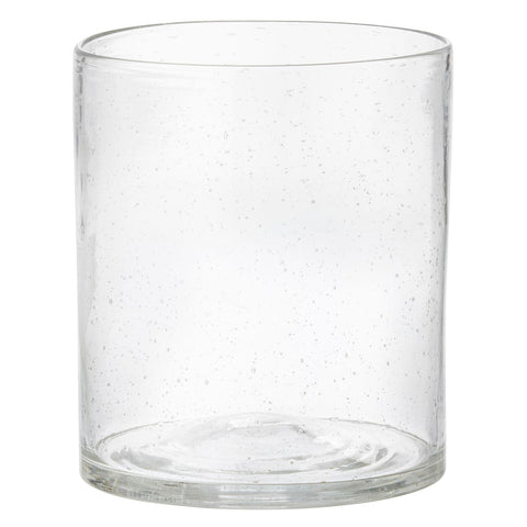 Glass Vase Salon 'Clear' 17cm x 20cm by Bungalow of Denmark - Curated Living