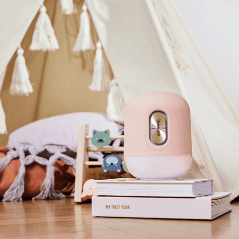 'Glowie Bluetooth Speaker and Lamp - Dusty Rose' by Kreafunk of Denmark - Curated Living