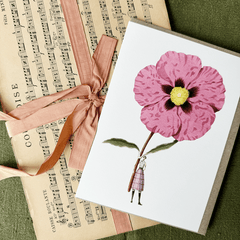Greeting Card 'Cistus' by Laura Stoddart - Curated Living