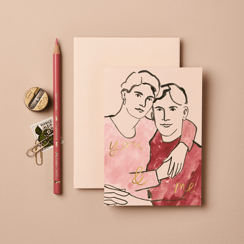 Greeting Card 'Couple - You & Me' by Wanderlust - Curated Living