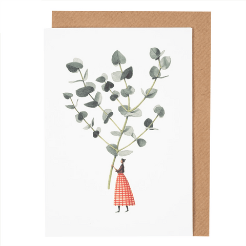 Greeting Card 'Eucalyptus' by Laura Stoddart - Curated Living