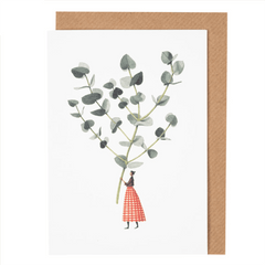 Greeting Card 'Eucalyptus' by Laura Stoddart - Curated Living