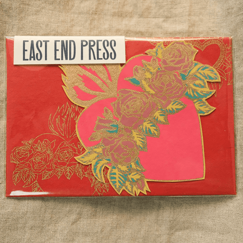 Greeting Card 'Flaming Heart' by East End Press - Curated Living