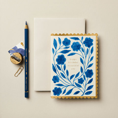 Greeting Card 'Happy Birthday Beautiful One' by Wanderlust - Curated Living