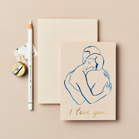 Greeting Card 'I Love You' by Wanderlust - Curated Living