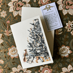Greeting Card 'Night Before Christmas' by Artist Elena Deshmukh - Curated Living