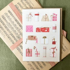 Greeting Card 'Presents' by Laura Stoddart - Curated Living
