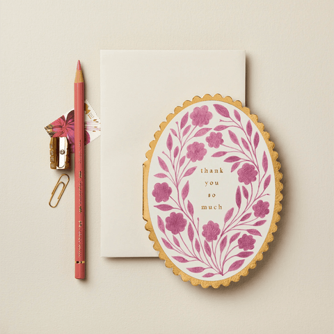 Greeting Card 'Thank You So Much' by Wanderlust - Curated Living