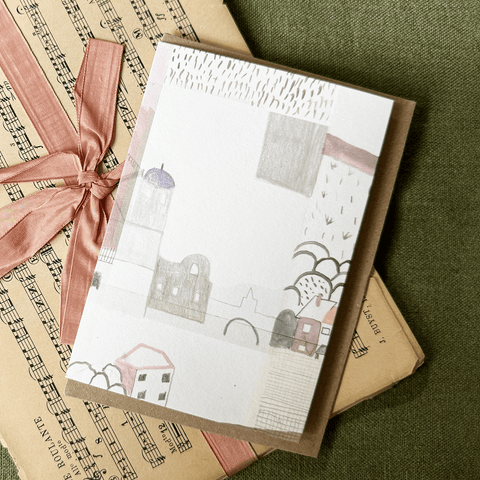 Greeting Card Trifold 'Casa' by Dear Prudence Studio - Curated Living