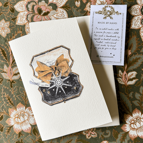 Greeting Card 'Une Etoile' by Artist Elena Deshmukh - Curated Living