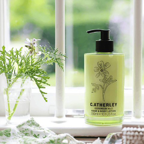 Hand and Body Lotion 'Collection Geranium No 1' by C.Atherley - Curated Living