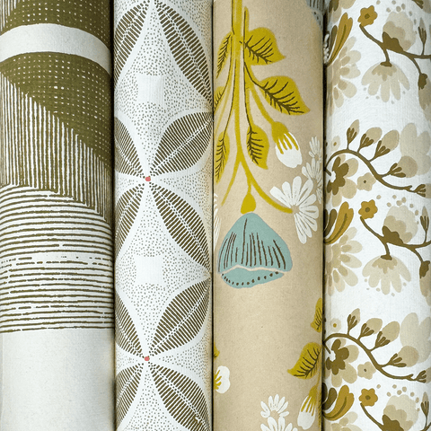 Handmade Paper 'Beige and Gold Selection 2' by Bungalow of Denmark - Curated Living