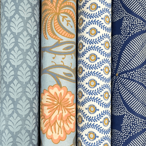 Handmade Paper 'Blue Selection 1' by Bungalow of Denmark - Curated Living