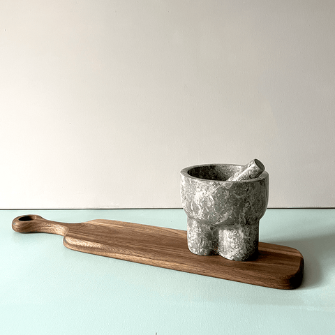 HDKulti Pestle and Mortar 'Marble' by House Doctor - Curated Living