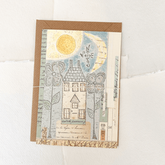 Home Sun & Moon Greetings Card by Jessie Chorley - Curated Living