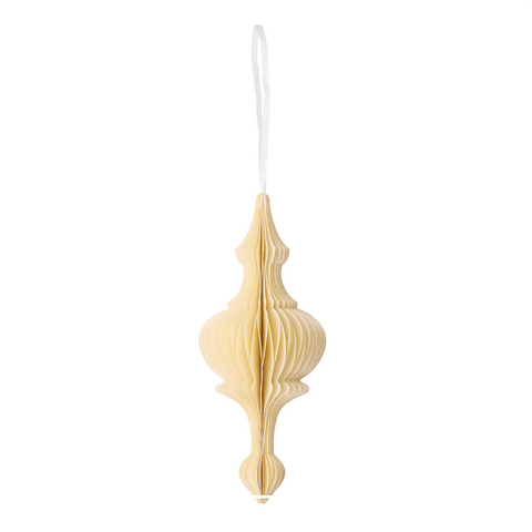 Honeycomb Ornament Flare Shell Paper Hanging Decoration 30cm - Curated Living