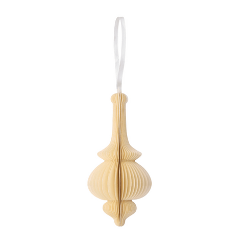 Honeycomb Ornament Flare Shell Paper Hanging Decoration 70cm - Curated Living