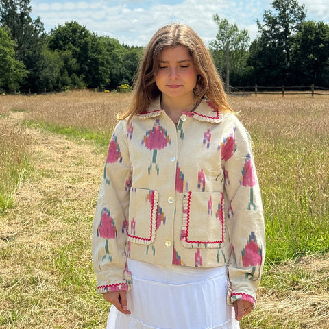 Jacket 'Arturo' Ikat by Autre Aura - Curated Living