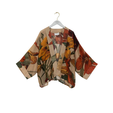 Kimono Jacket 'Nasturtium Fawn' by One Hundred Stars - Curated Living