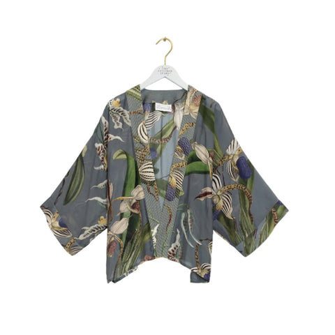 Kimono Jacket 'Orchid Grey' by One Hundred Stars - Curated Living